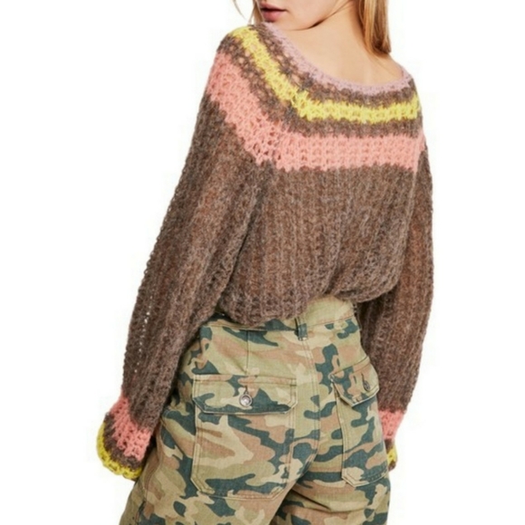 FREE PEOPLE Reach For The Stars Sweater Small - Picture 3 of 6